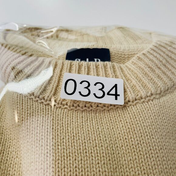 Creamy Gap Sweater 100% Cotton Knit Gap Sweater Medium Women's Gap Minimalist - Picture 13 of 13